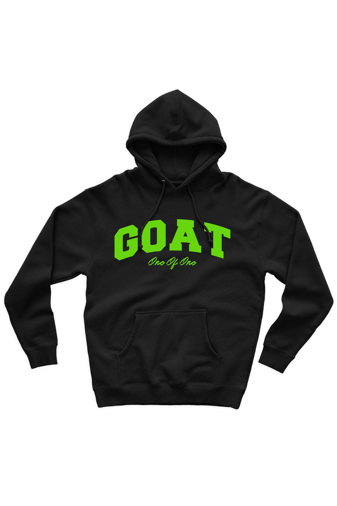 Goat Hoodie (Lime Green Logo) - Zamage
