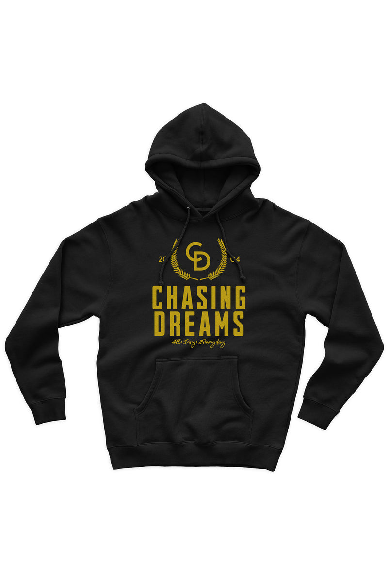 Chasing Dreams Hoodie (Gold Logo) - Zamage