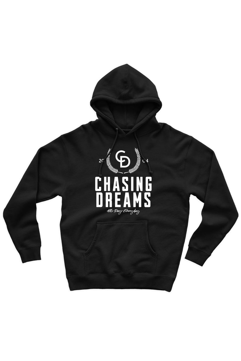 Chasing Dreams Hoodie (White Logo) - Zamage