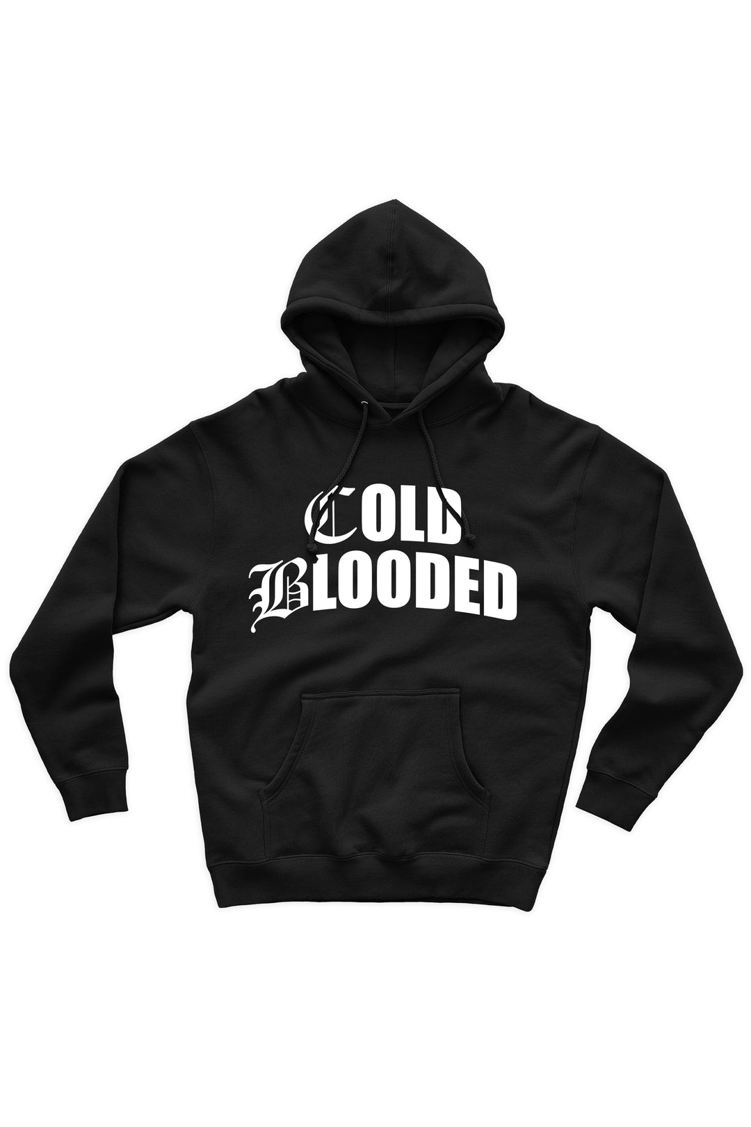 Cold Blooded Hoodie (White Logo) - Zamage