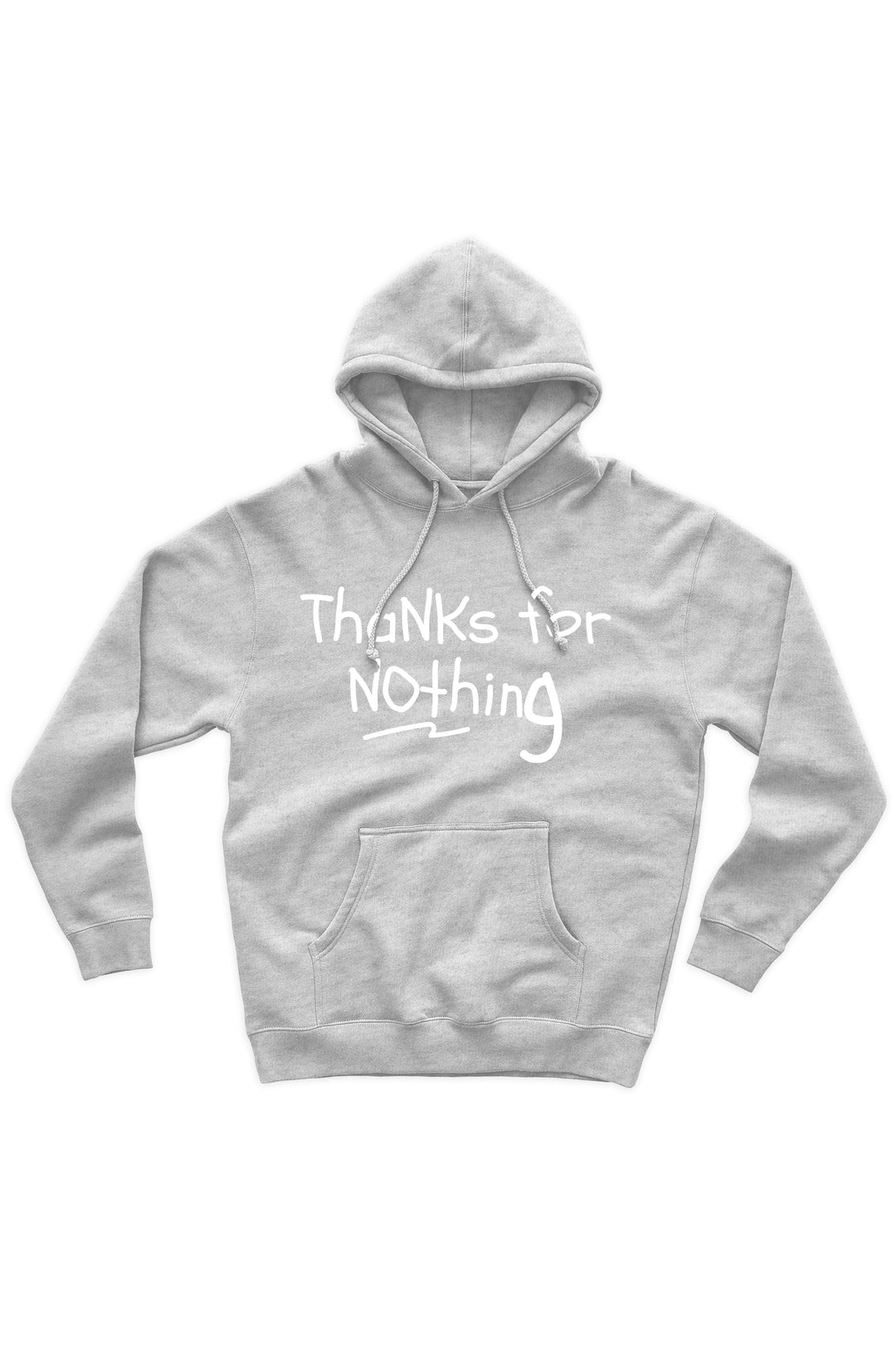 Thanks For Nothing Hoodie (White Logo) – Zamage