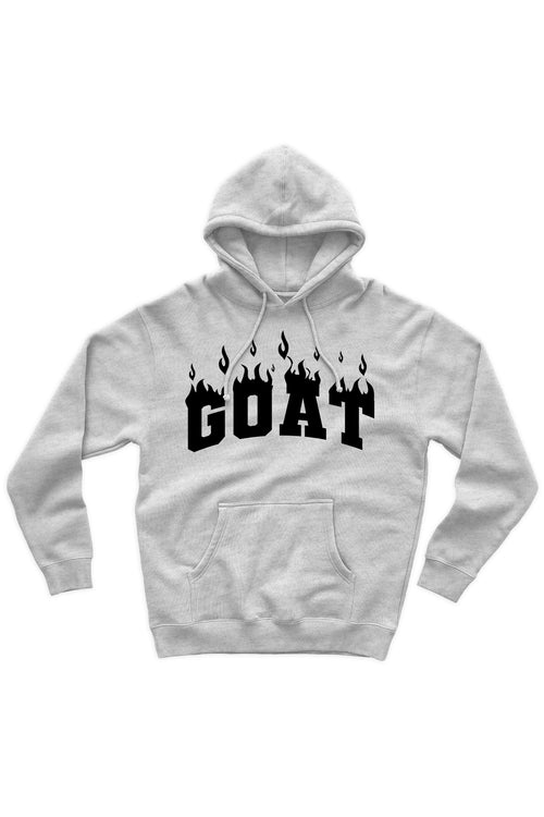 Goat Flame Hoodie (Black Logo) - Zamage