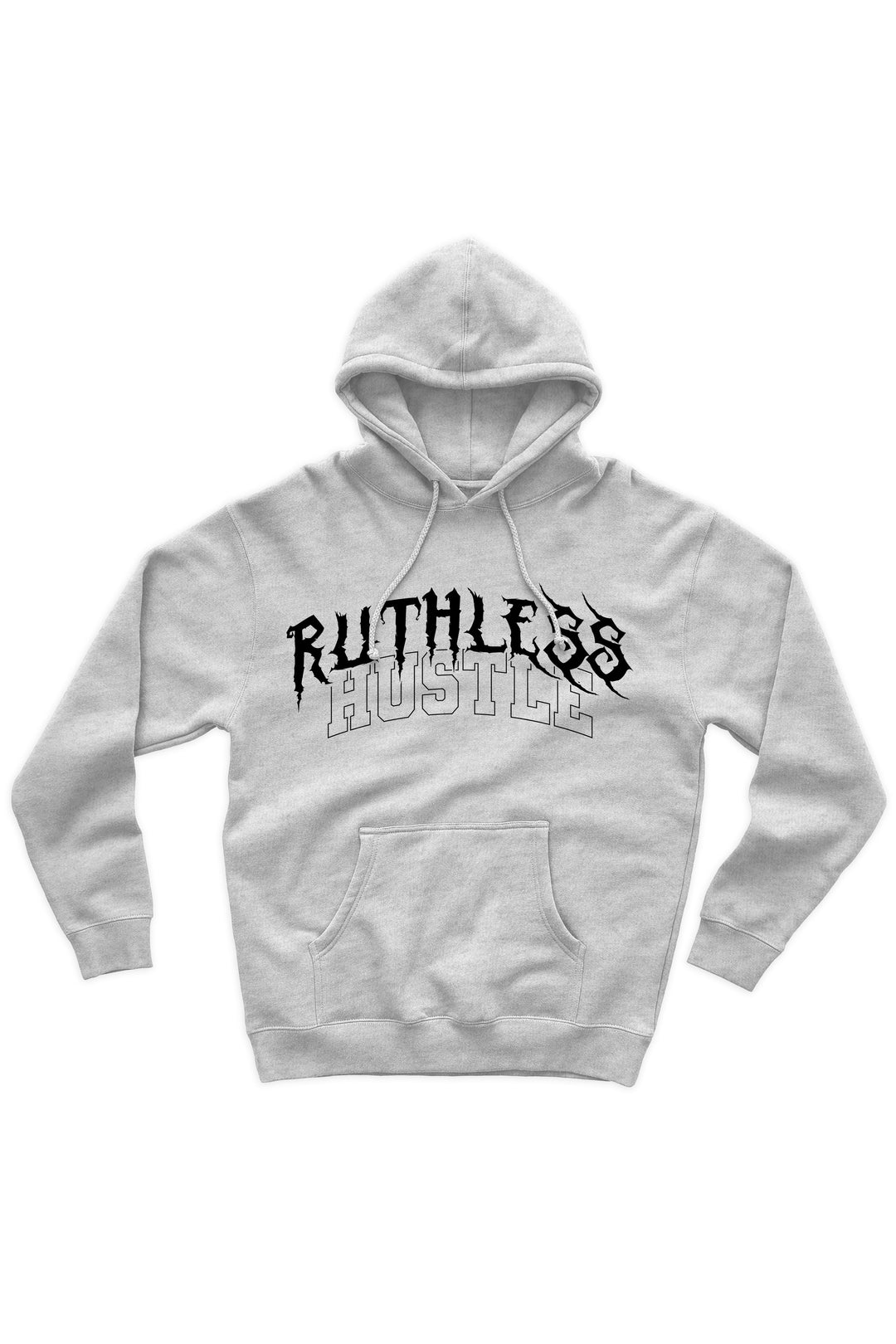 Ruthless Hustle Hoodie (Black Logo) - Zamage
