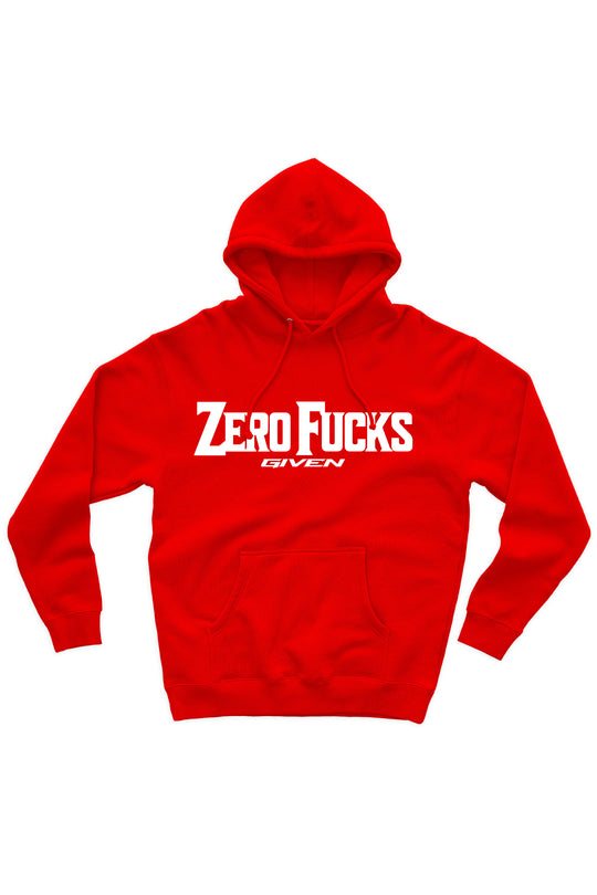 Zero F*cks Hoodie (White Logo) - Zamage