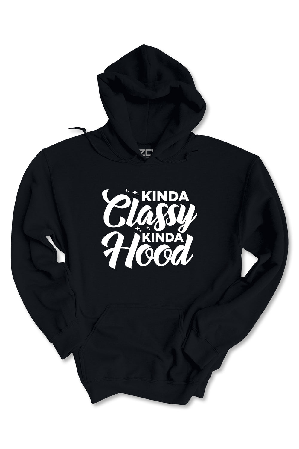 Kinda Classy Kinda Hood Hoodie (Wit Logo)