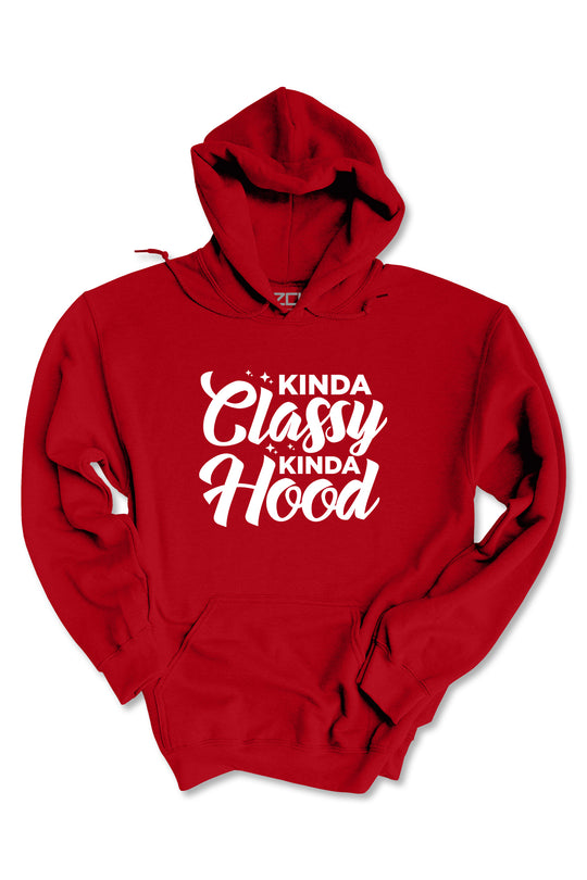 Kinda Classy Kinda Hood Hoodie (White Logo)