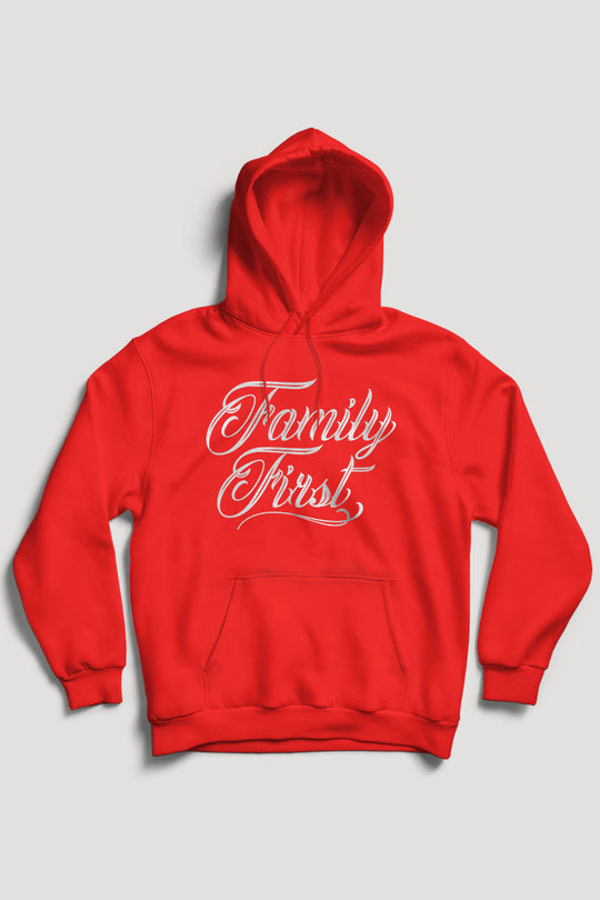 Family First Hoodie (Wit Logo)