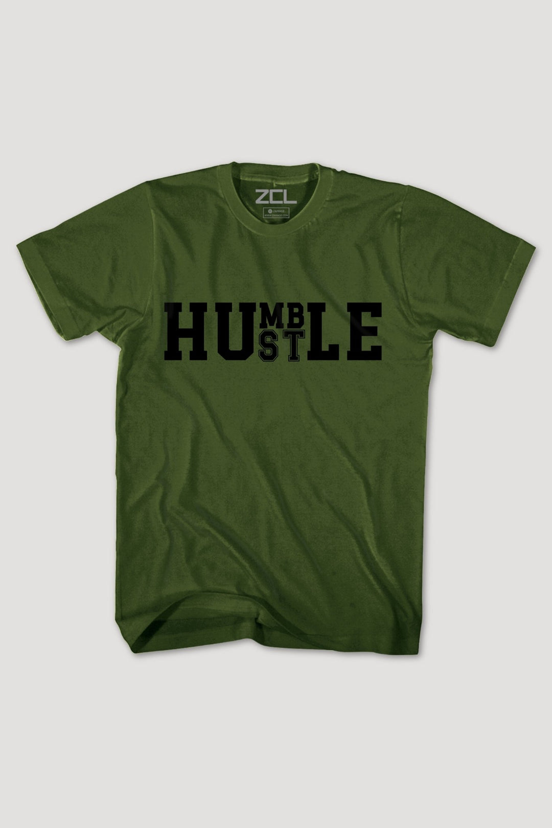 Humble Hustle Tee (Black Logo) - Zamage