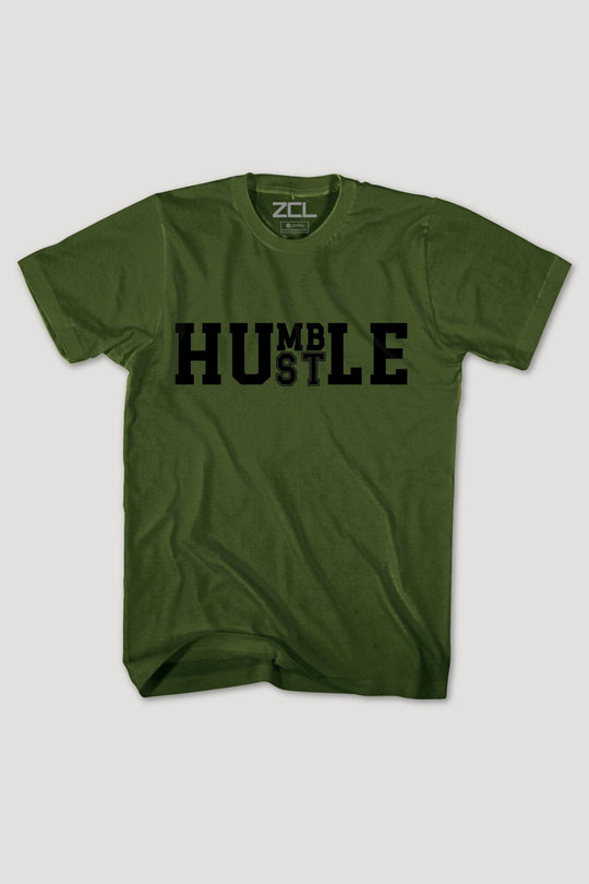 Humble Hustle Tee (Black Logo) - Zamage