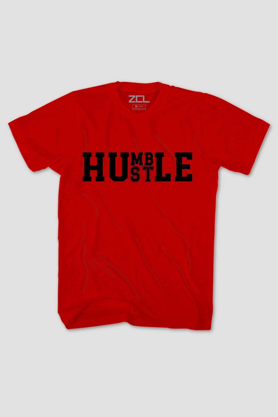 Humble Hustle Tee (Black Logo) - Zamage