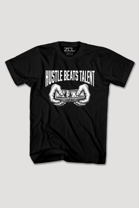 HUSTLE BEATS TALENT TEE - Zamage
