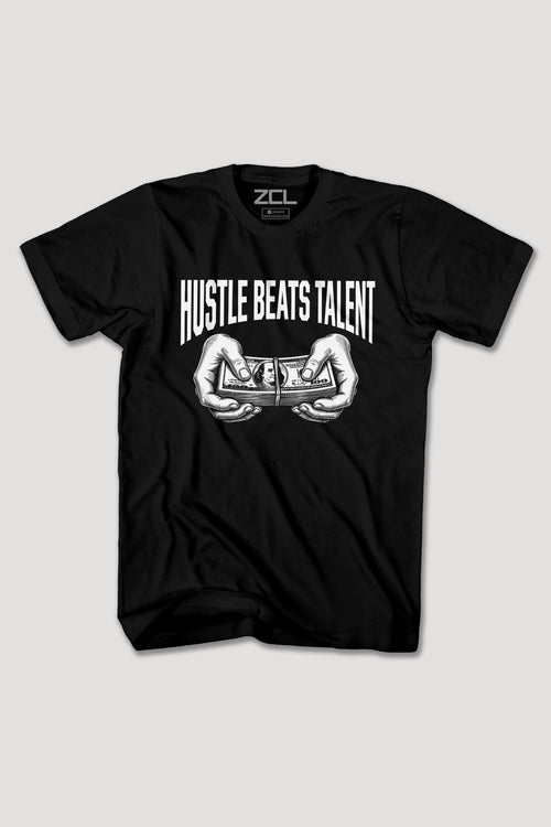 HUSTLE BEATS TALENT TEE - Zamage