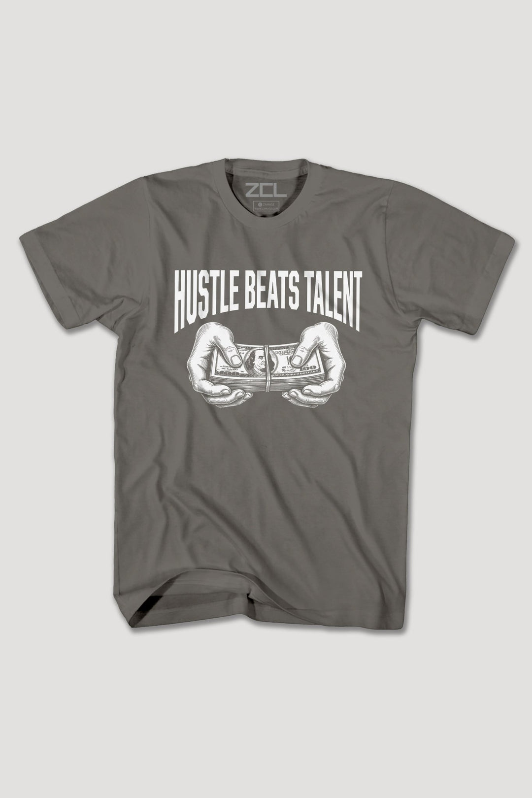 HUSTLE BEATS TALENT TEE - Zamage