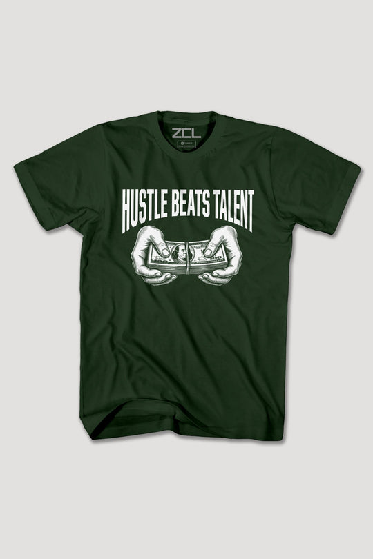 HUSTLE BEATS TALENT TEE - Zamage