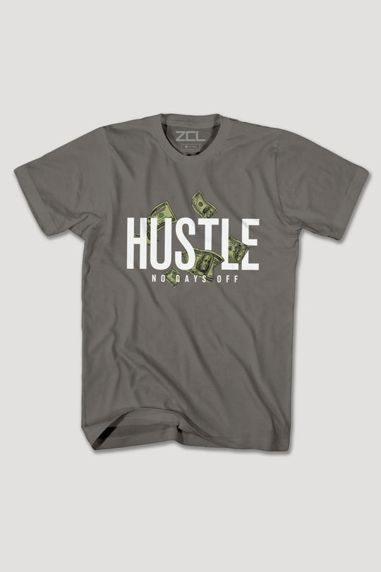 HUSTLE NO DAYS OFF TEE - Zamage