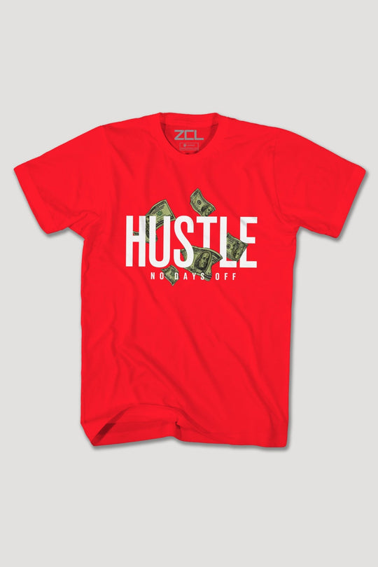 HUSTLE NO DAYS OFF TEE - Zamage