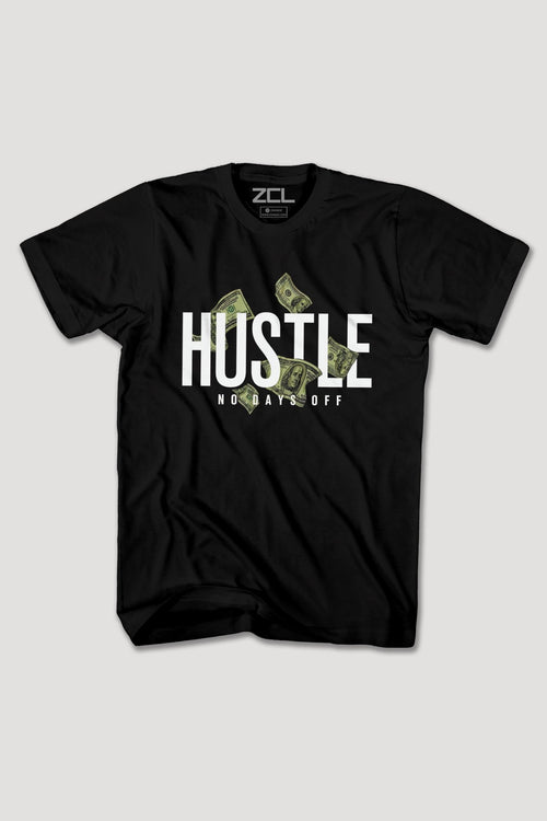 HUSTLE NO DAYS OFF TEE - Zamage