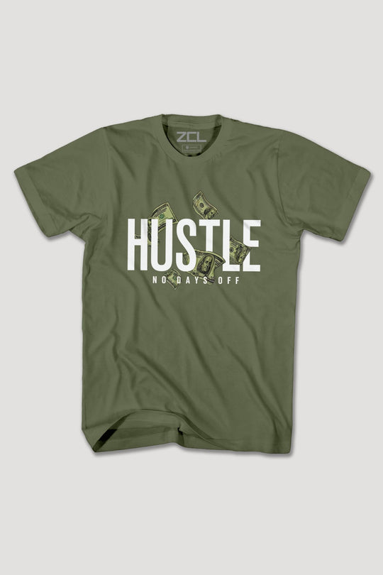 HUSTLE NO DAYS OFF TEE - Zamage