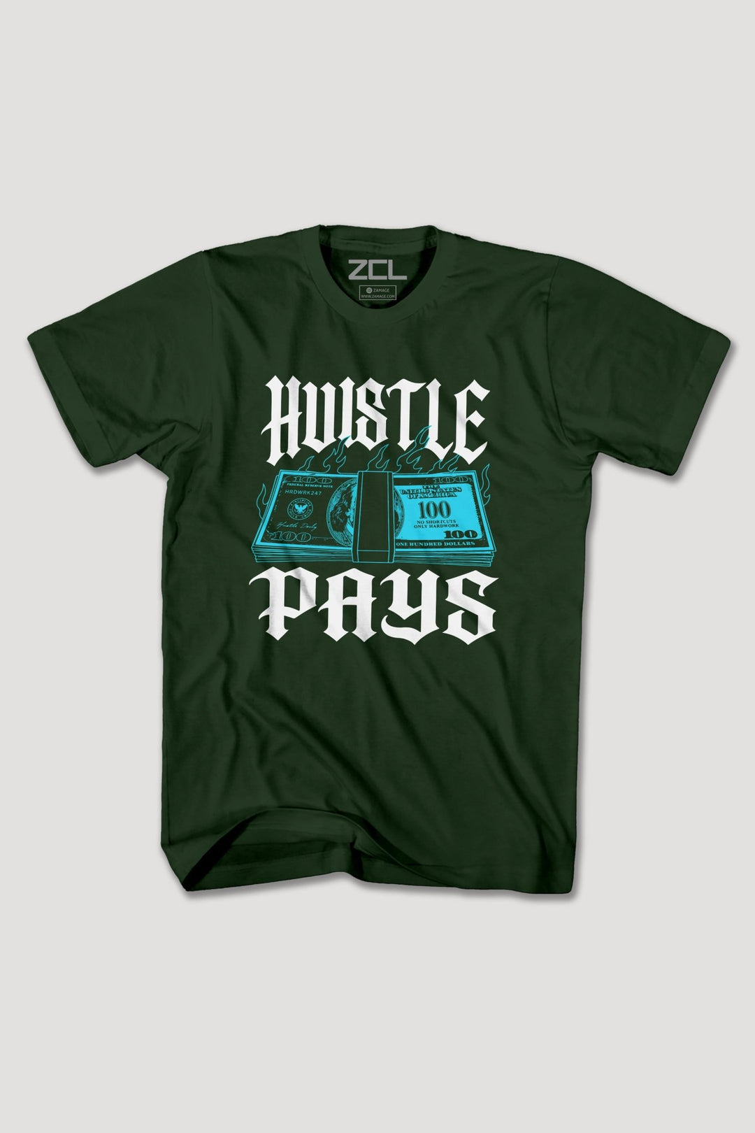 HUSTLE PAYS TEE - Zamage