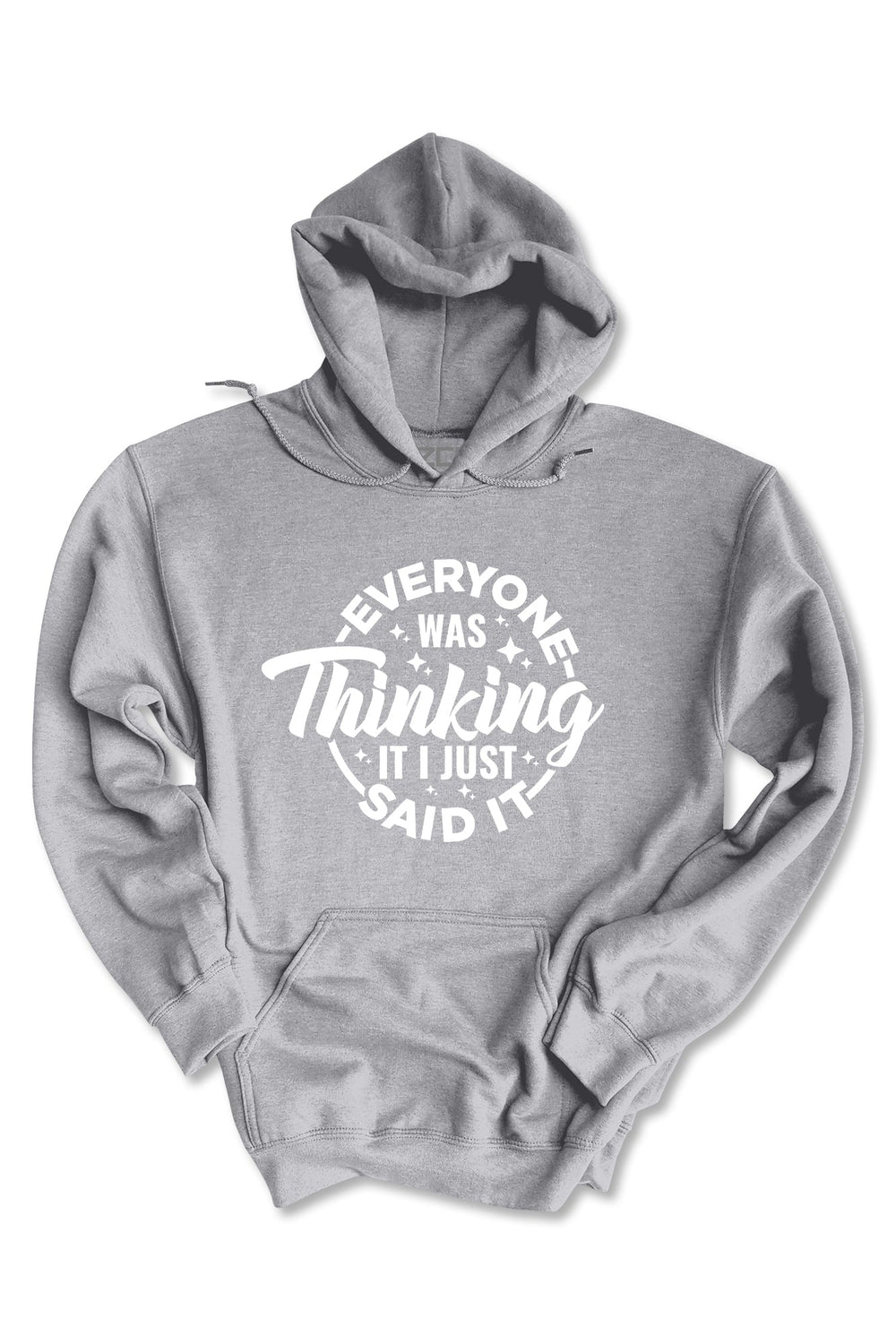 I Just Said It Hoodie (White Logo) - Zamage