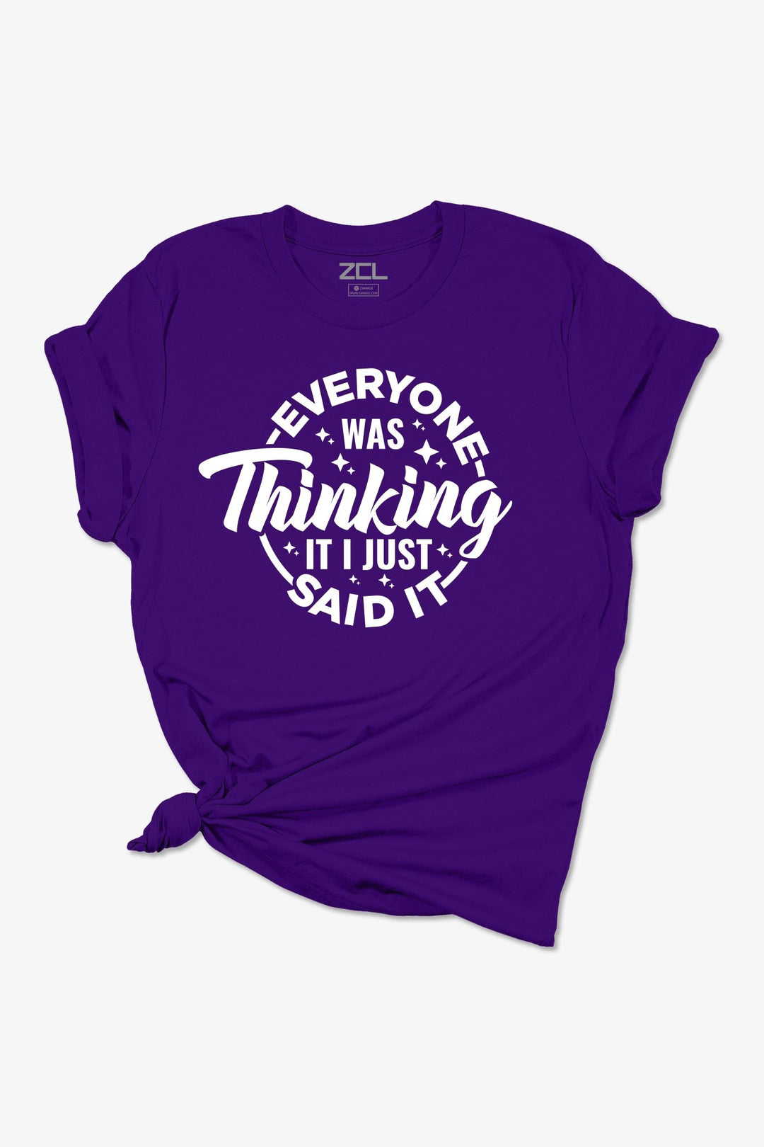 I Just Said It Women's Tee (White Logo) - Zamage