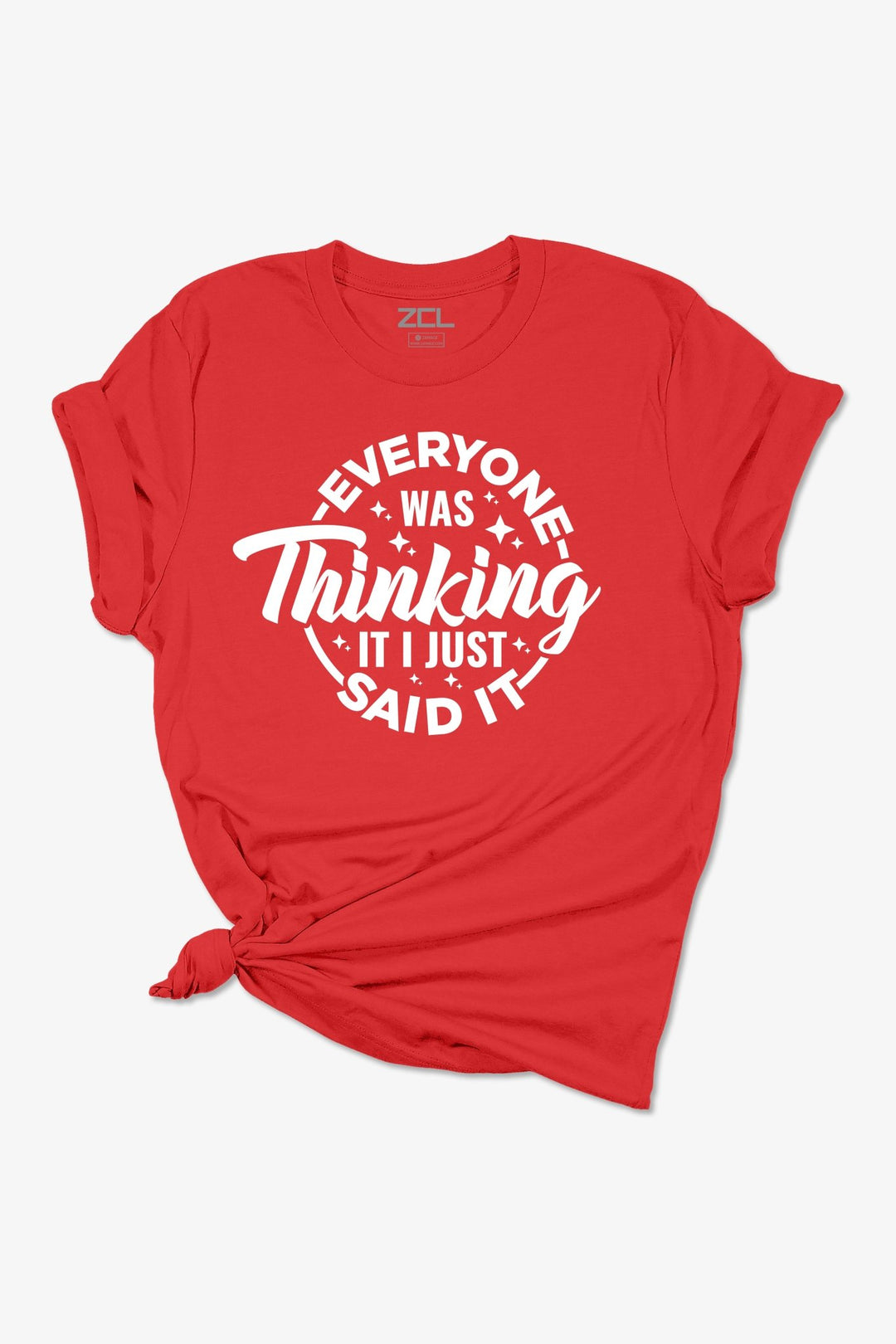 I Just Said It Women's Tee (White Logo) - Zamage