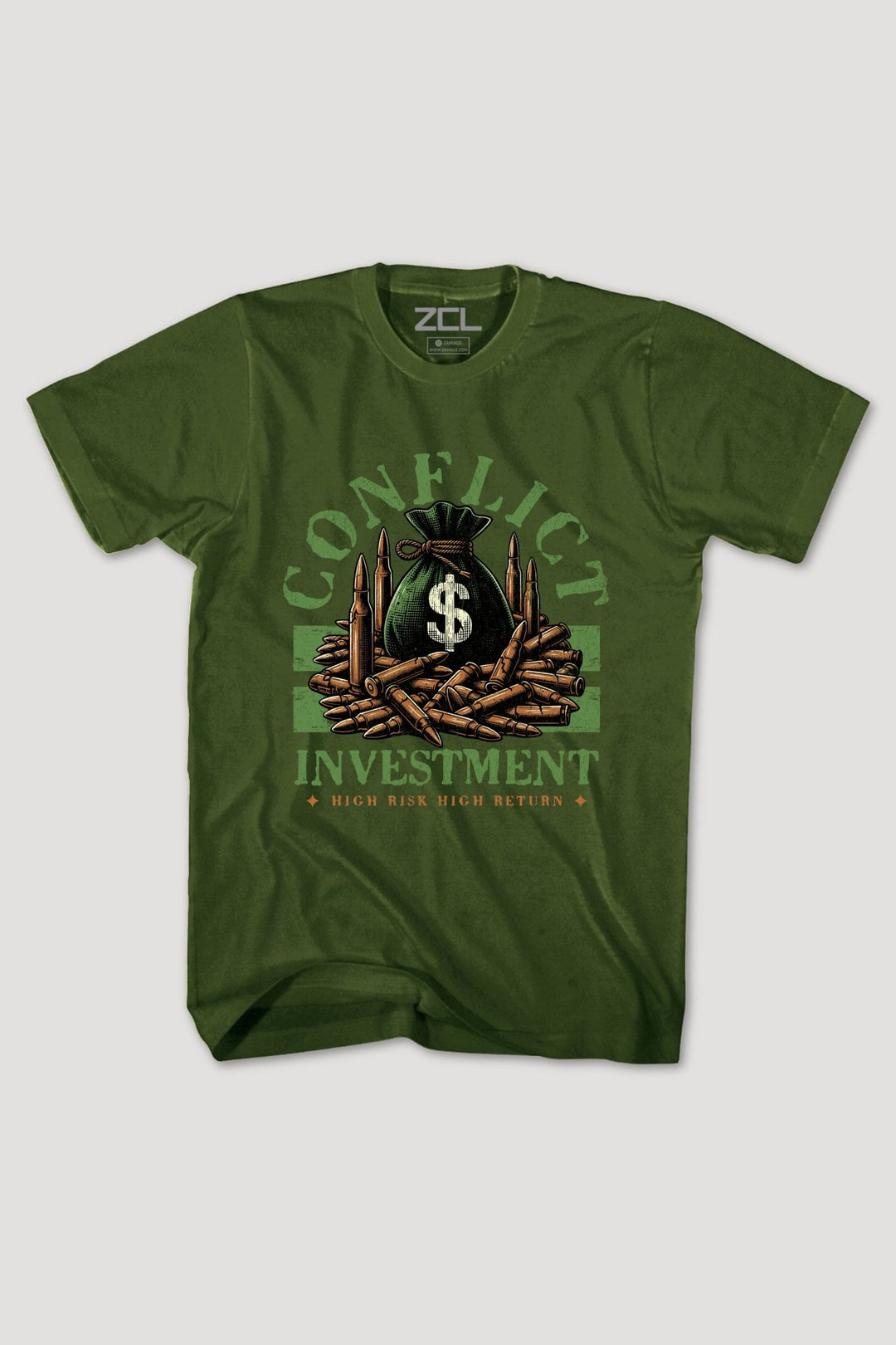 Investment Tee (Multi Color Logo) - Zamage