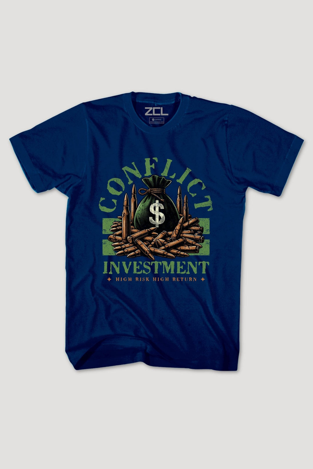Investment Tee (Multi Color Logo) - Zamage
