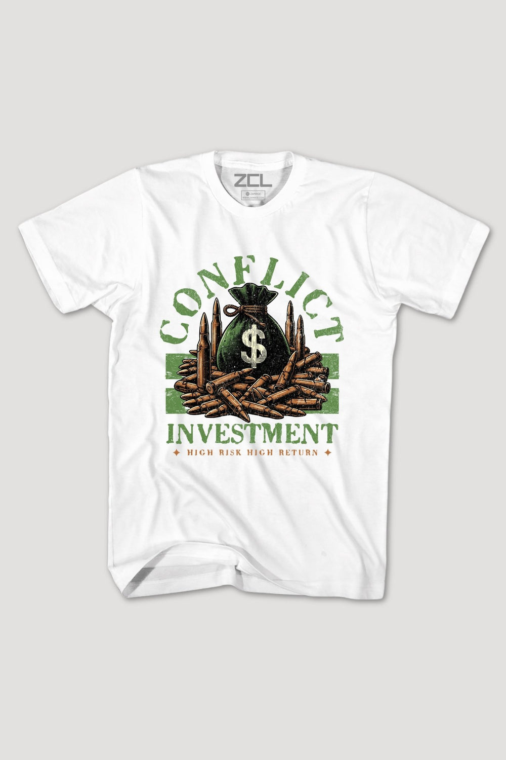 Investment Tee (Multi Color Logo) - Zamage