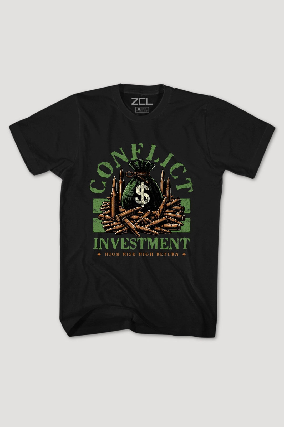 Investment Tee (Multi Color Logo) - Zamage