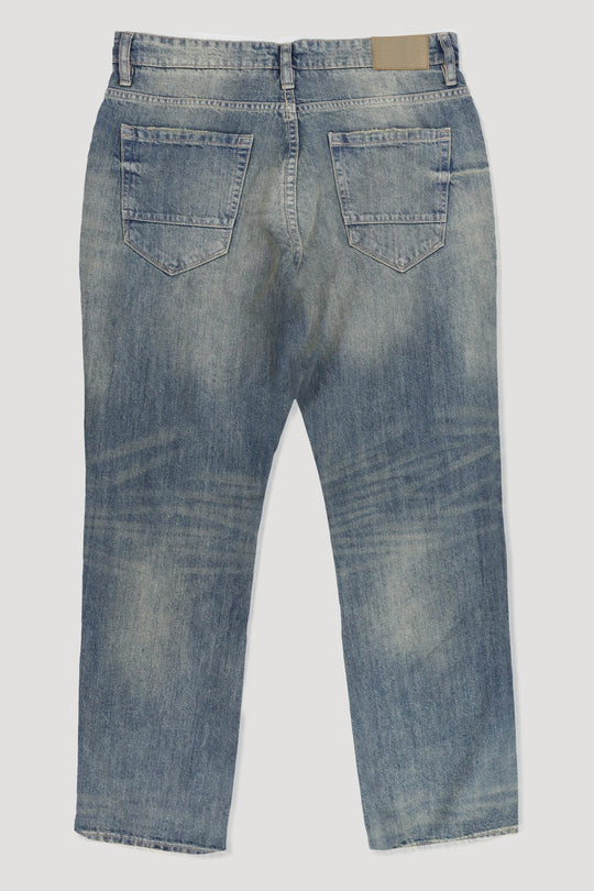 Light Shreds Relaxed Fit Denim (Vintage) (JA2131)