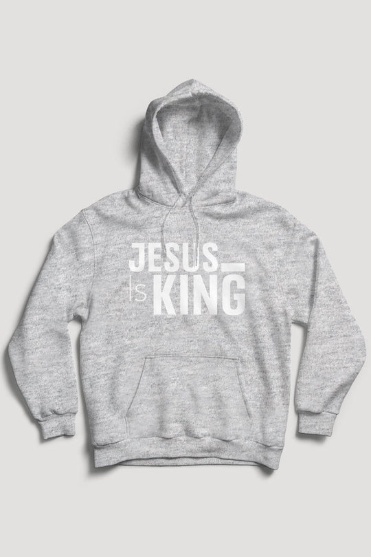 Jesus Is King Hoodie (White Logo) - Zamage