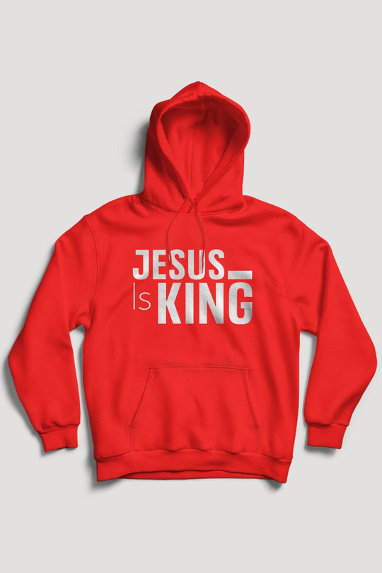 Jesus Is King Hoodie (White Logo) - Zamage