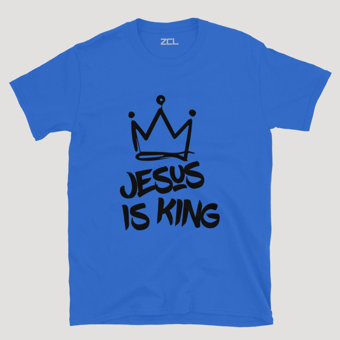 Jesus Is King Tee (Black Logo) - Zamage