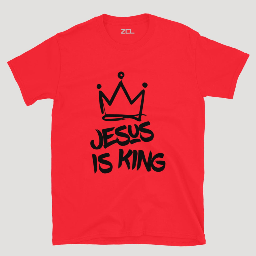 Jesus Is King Tee (Black Logo) - Zamage
