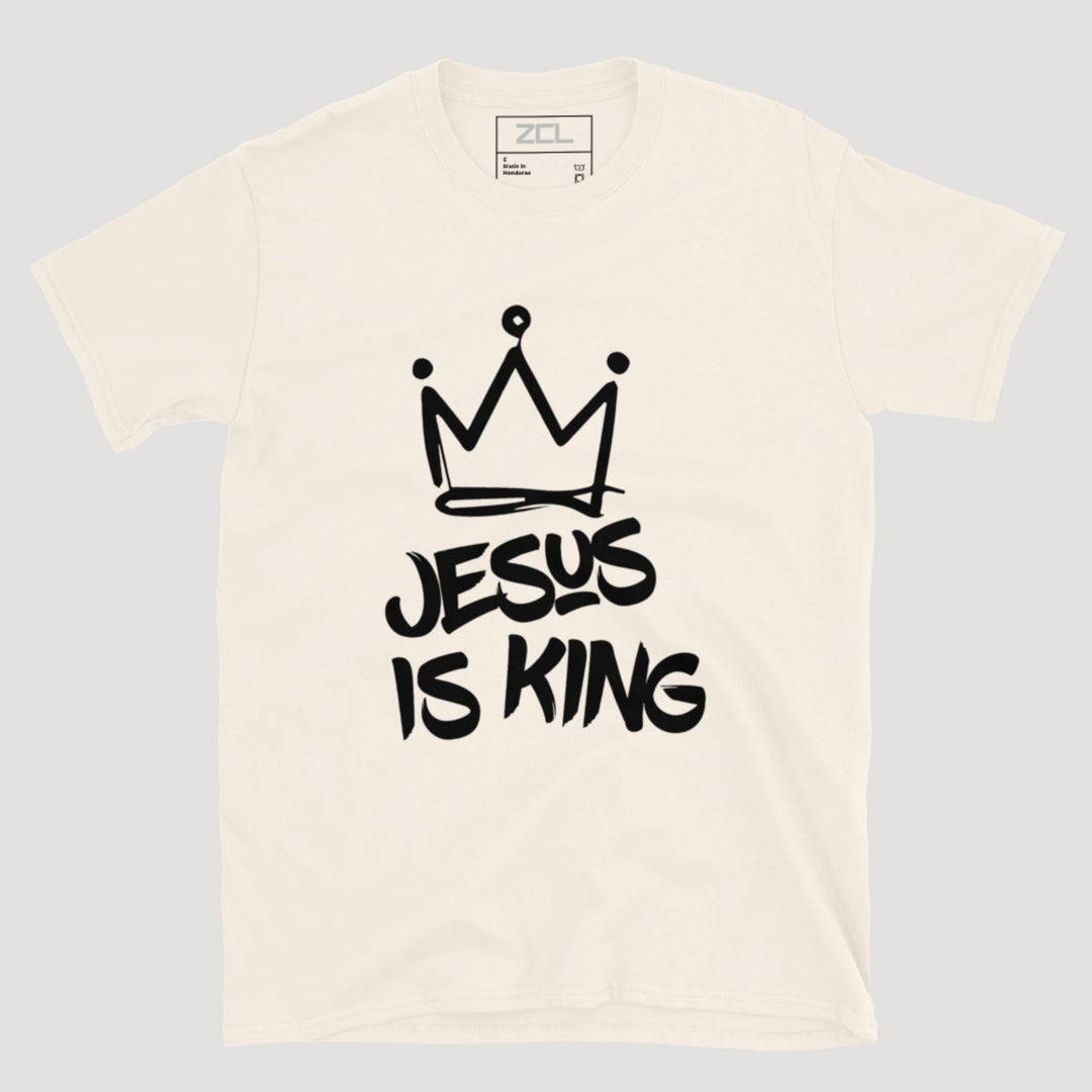 Jesus Is King Tee (Black Logo) - Zamage