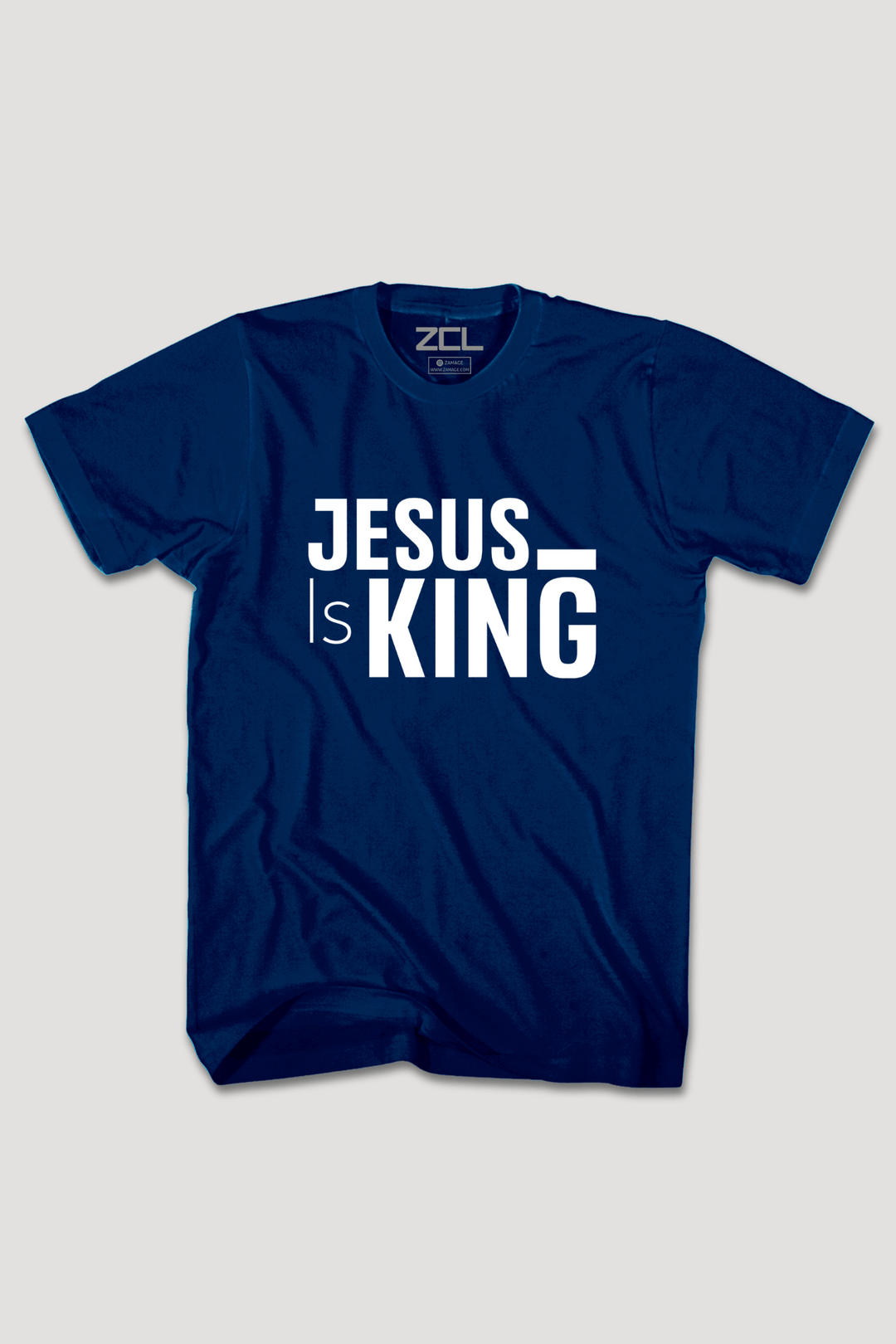 Jesus Is King Tee (White Logo) - Zamage