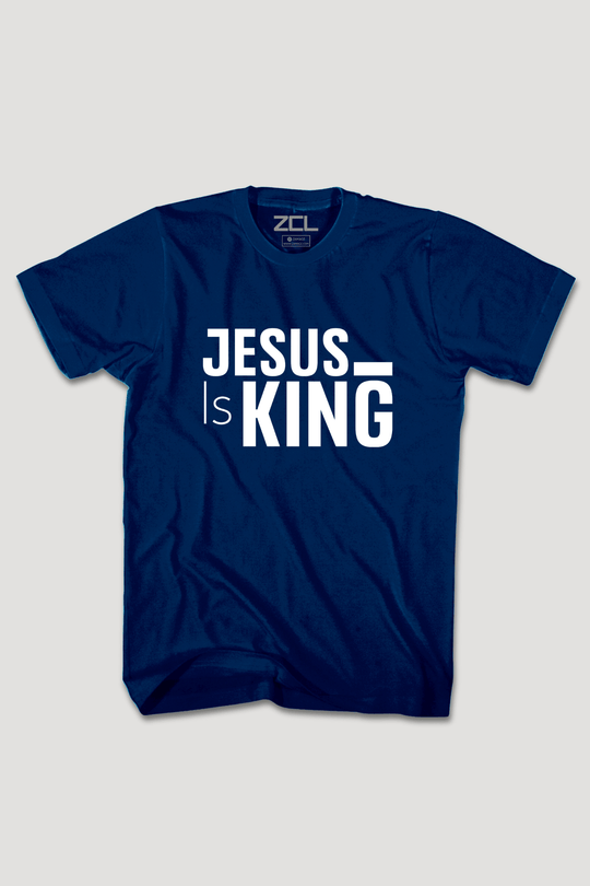 Jesus Is King Tee (White Logo) - Zamage