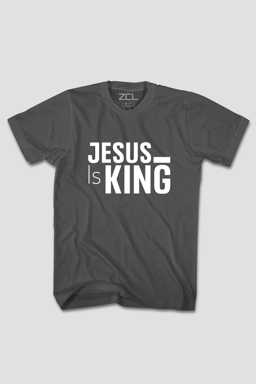 Jesus Is King Tee (White Logo) - Zamage