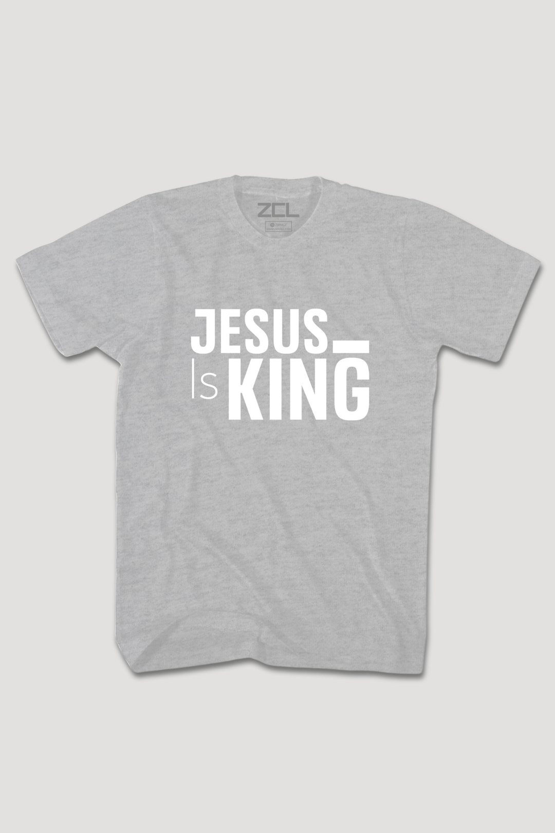 Jesus Is King Tee (White Logo) - Zamage