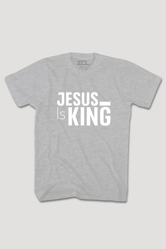 Jesus Is King Tee (White Logo) - Zamage