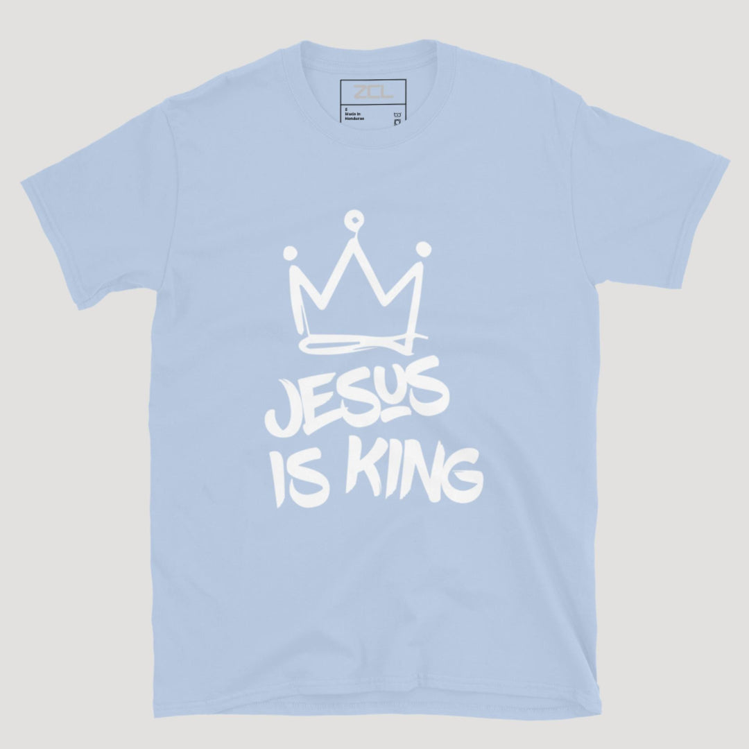 Jesus Is King Tee (White Logo) - Zamage