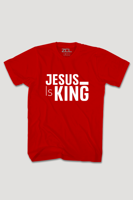Jesus Is King Tee (White Logo) - Zamage