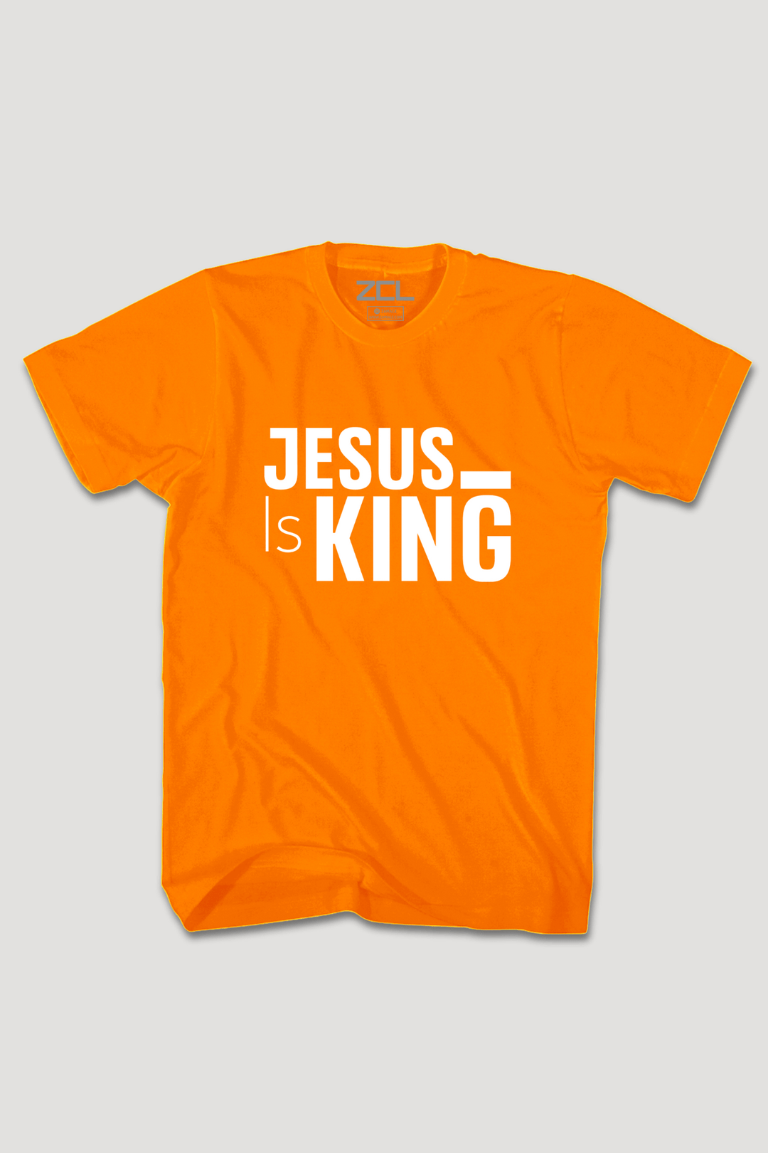 Jesus Is King Tee (White Logo) - Zamage