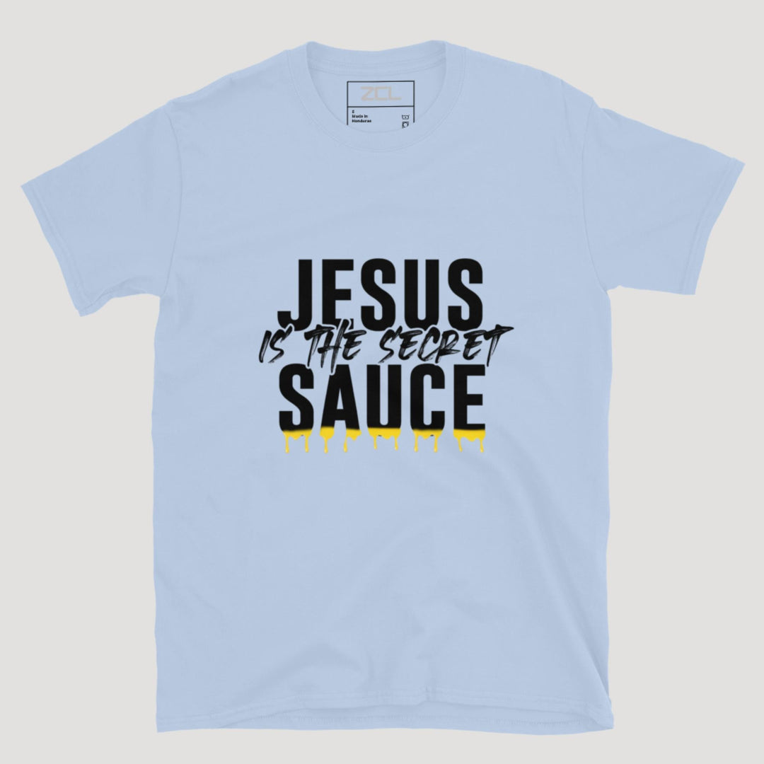 Jesus Is The Secret Sauce Tee (Black Logo) - Zamage