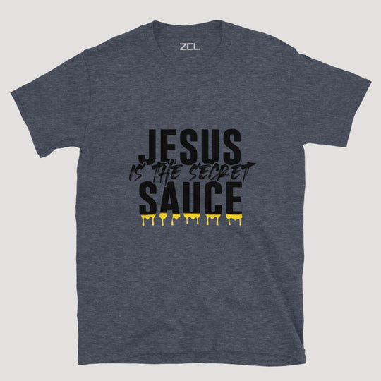 Jesus Is The Secret Sauce Tee (Black Logo) - Zamage