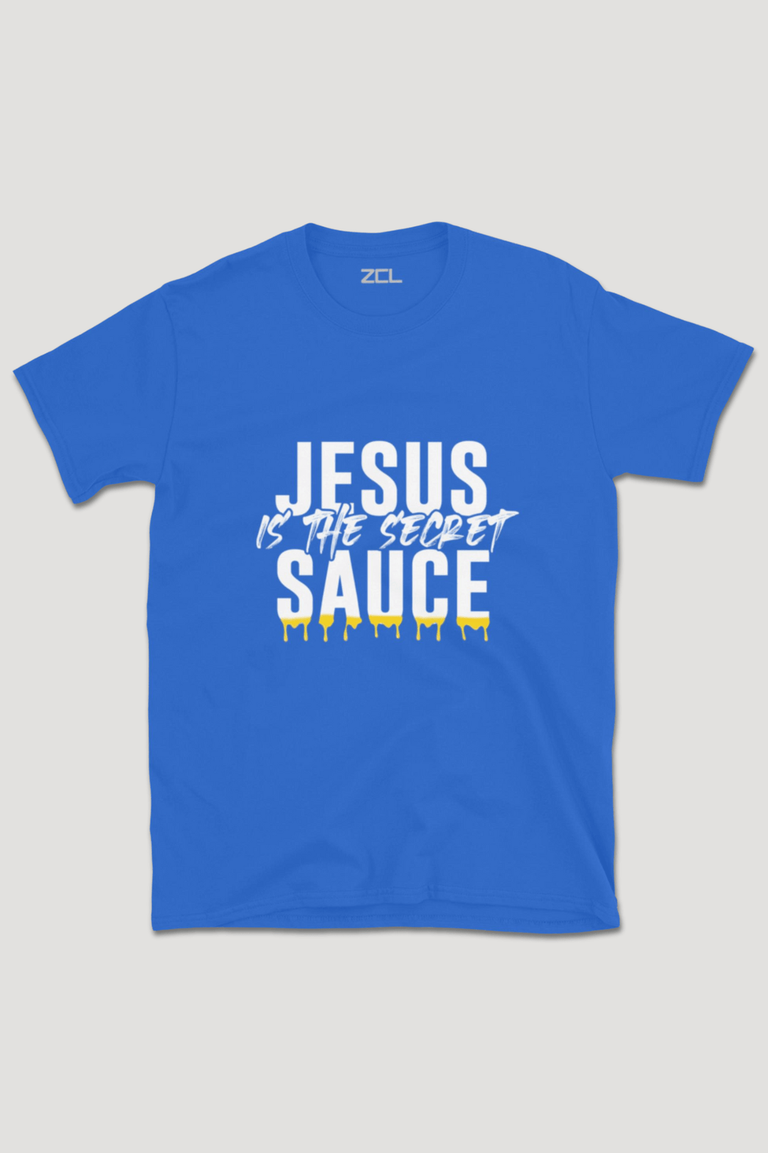 Jesus Is The Secret Sauce Tee (White Logo) - Zamage