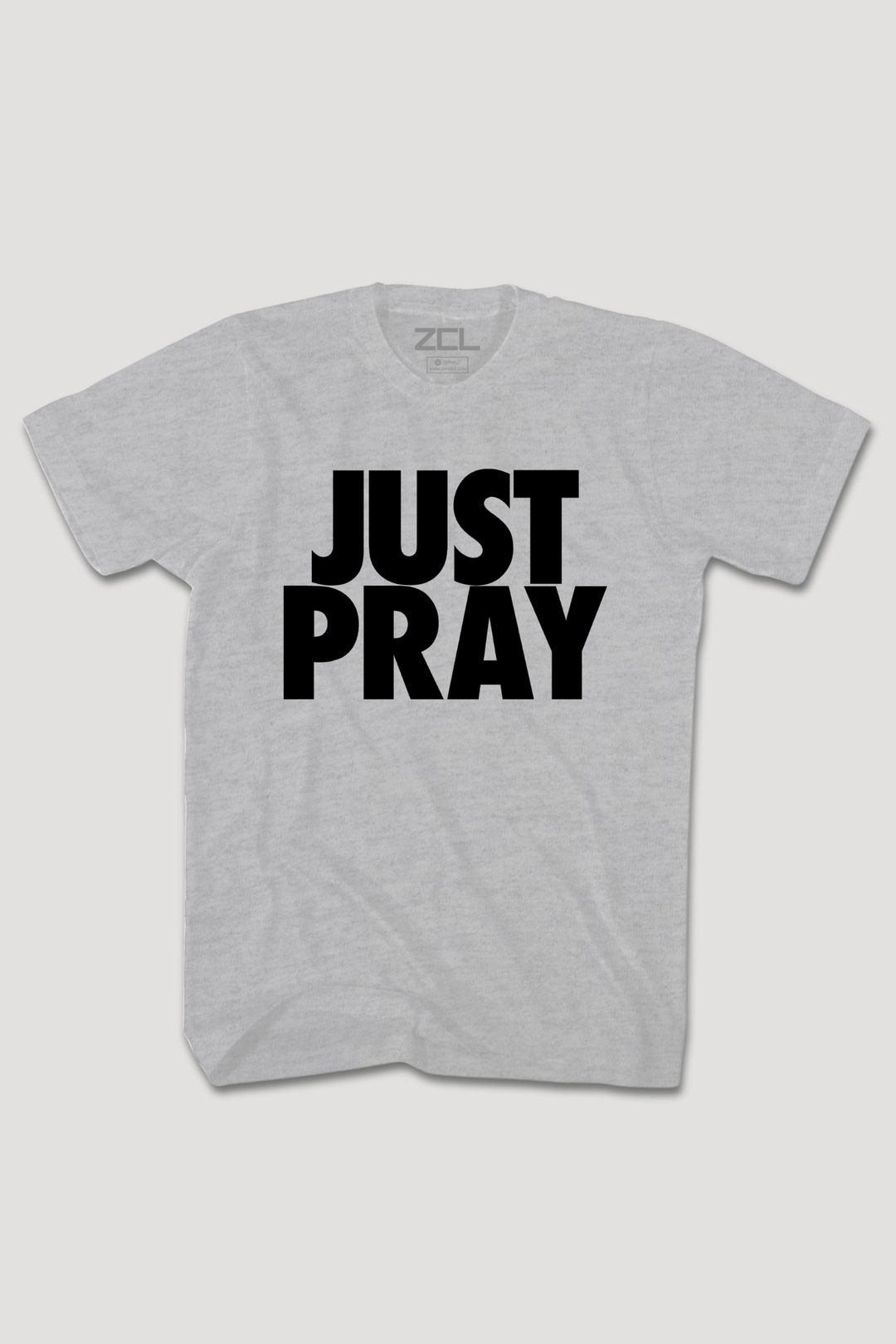 Just Pray Tee (Black Logo) - Zamage