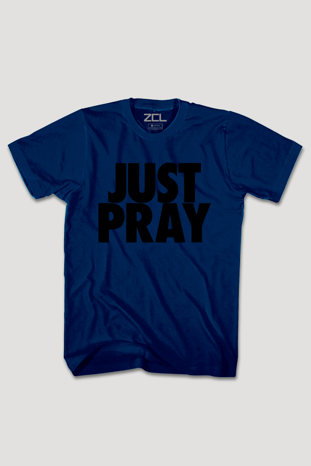 Just Pray Tee (Black Logo) - Zamage