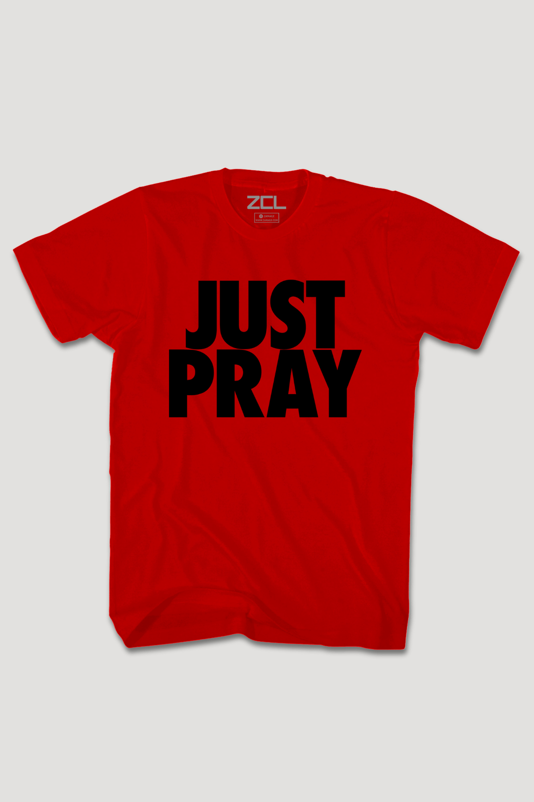 Just Pray Tee (Black Logo) - Zamage